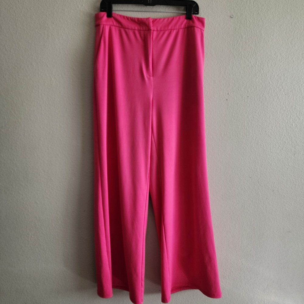 Sugarlips Hot Pink Wide Leg Trousers